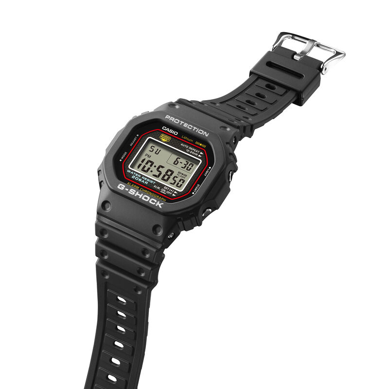 G-Shock Digital 5000 Series DW5000R-1A Black Dial Watch, 42.3mm image number 1