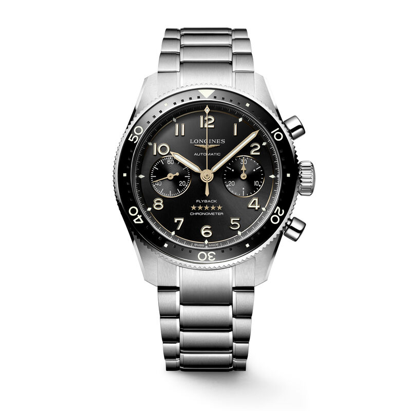 Longines Spirit Flyback Black Dial Watch, 42mm image number 0