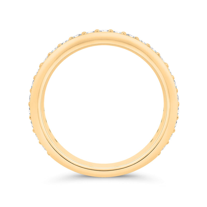 Bella Ponte Polished Knife Edge Diamond Bridal Ring, 14K Yellow Gold image number 2