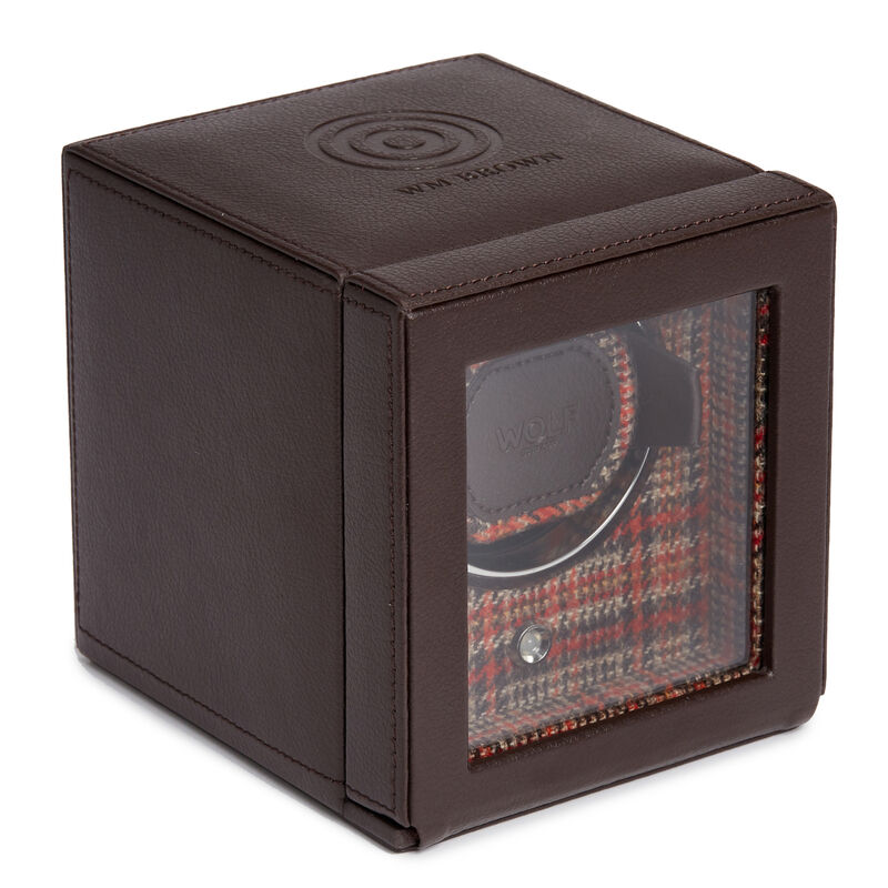 WOLF WM Brown 4 Piece Watch Accessory Box image number 2