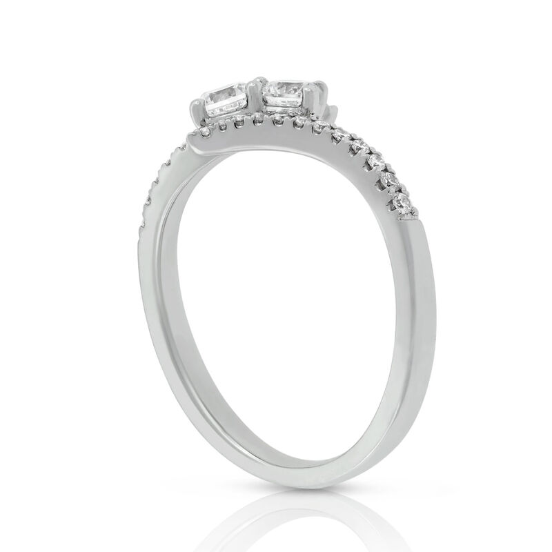 Ben Bridge Signature Diamond + Ever Us™ 2-Stone Diamond Ring 18K image number 3