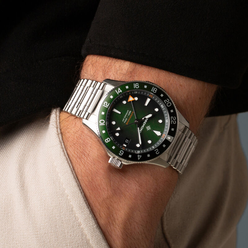 Bremont Supermarine GMT Green Blue Dial Watch, 40mm image number 2