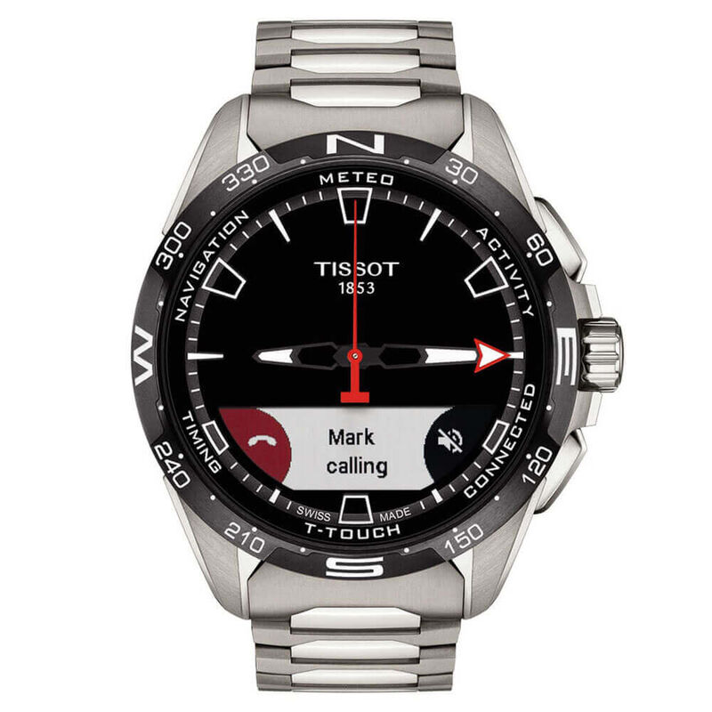 Tissot T-Touch Connect Solar Titanium Watch, 47.5mm image number 3