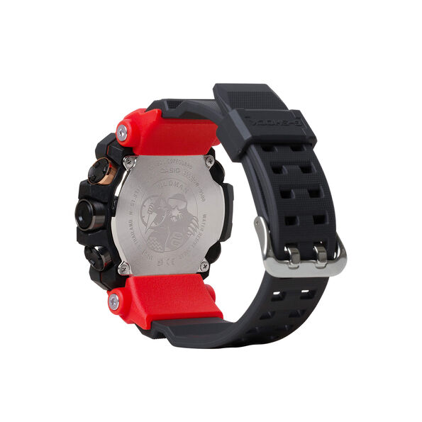 G-Shock Master of G - Land Mudman Watch Red and Black Resin Case and Strap, 56.7mm