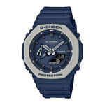 G-Shock Earth Tone Blue Octagon Bezel Watch, 48.5mm
