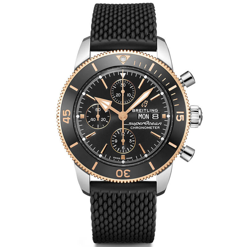 Breitling Superocean Heritage Chronograph 44 Watch, 18K & Steel image number 0