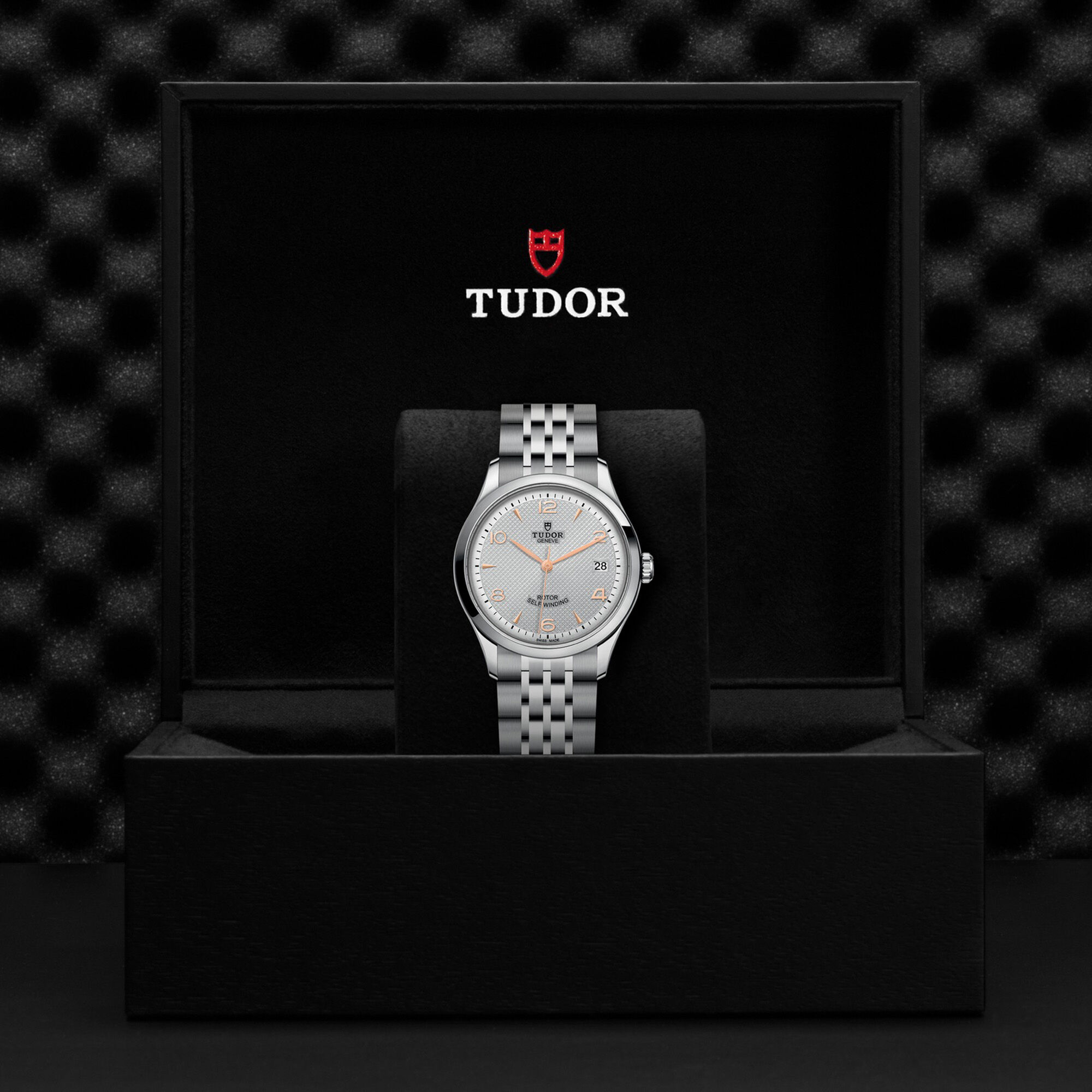TUDOR 1926 Watch Silver Dial, 36mm M91450-0001 Silver Tone