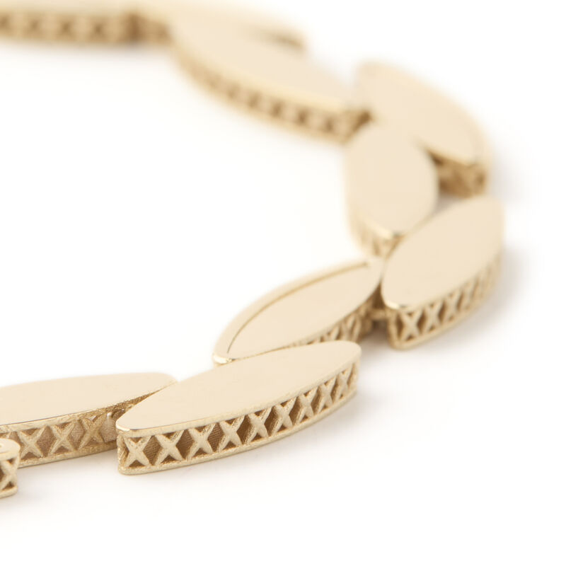 Toscano Overlapping Marquise Shapes, 14K Yellow Gold image number 2