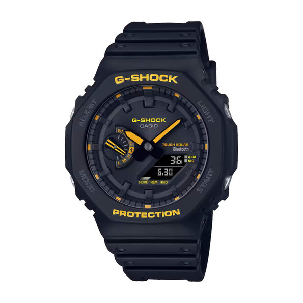 G-Shock Analog-Digital Watch Black Dial Black Resin Strap, 48.5mm