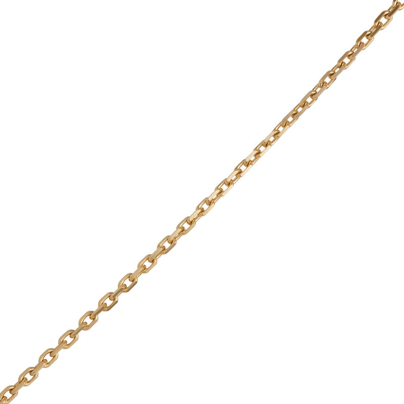 Charm Necklace with 13 Discs, 14K Yellow Gold image number 3