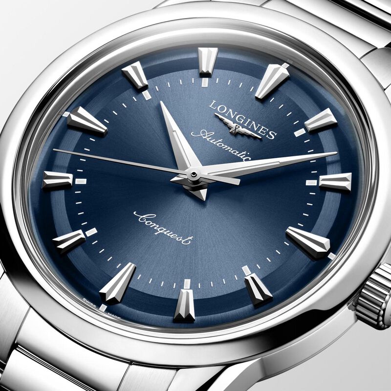 Longines Conquest Heritage Blue Dial Watch, 38mm image number 3