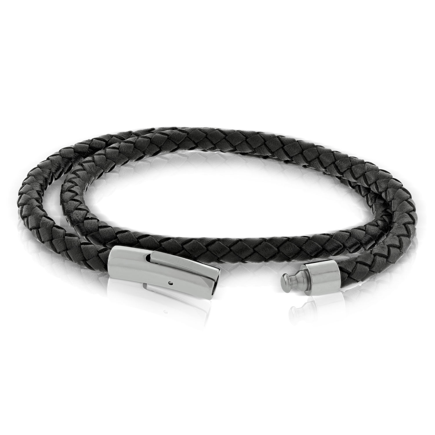 Double Wrap Leather Bracelet
