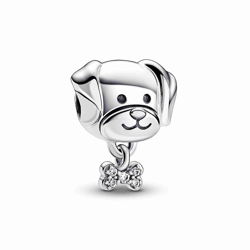 Pandora Pet Dog & Bone Charm image number 1
