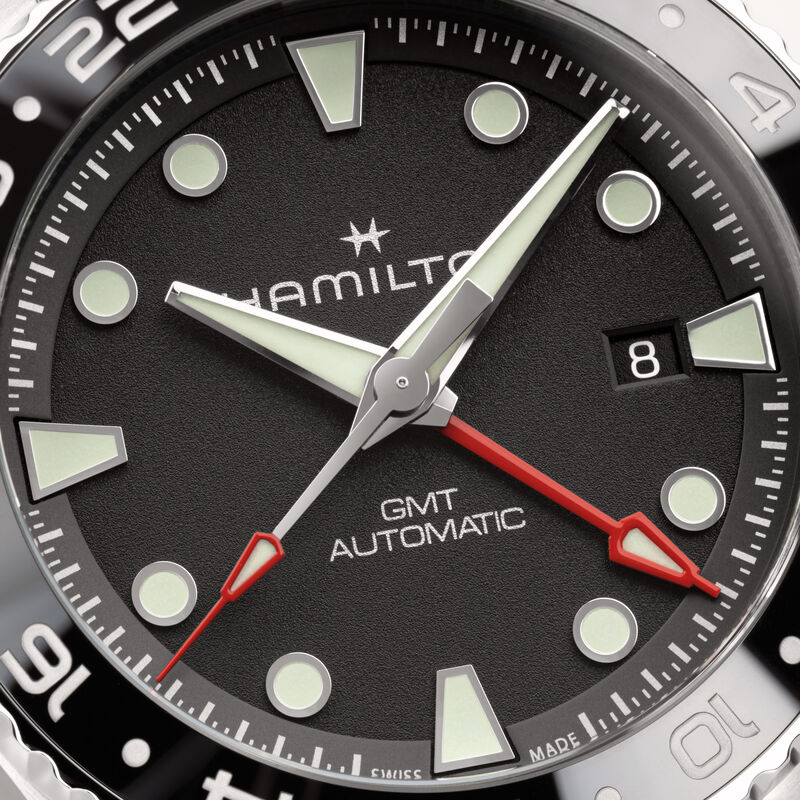 Hamilton Khaki Navy Scuba Auto GMT Black Dial Watch, 43mm image number 2