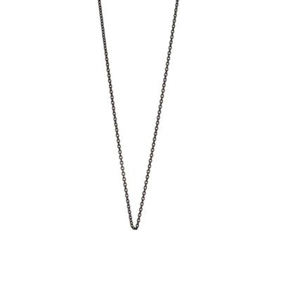 Monica Rich Kosann "Frankie" Delicate Black Steel Chain, Stainless Steel