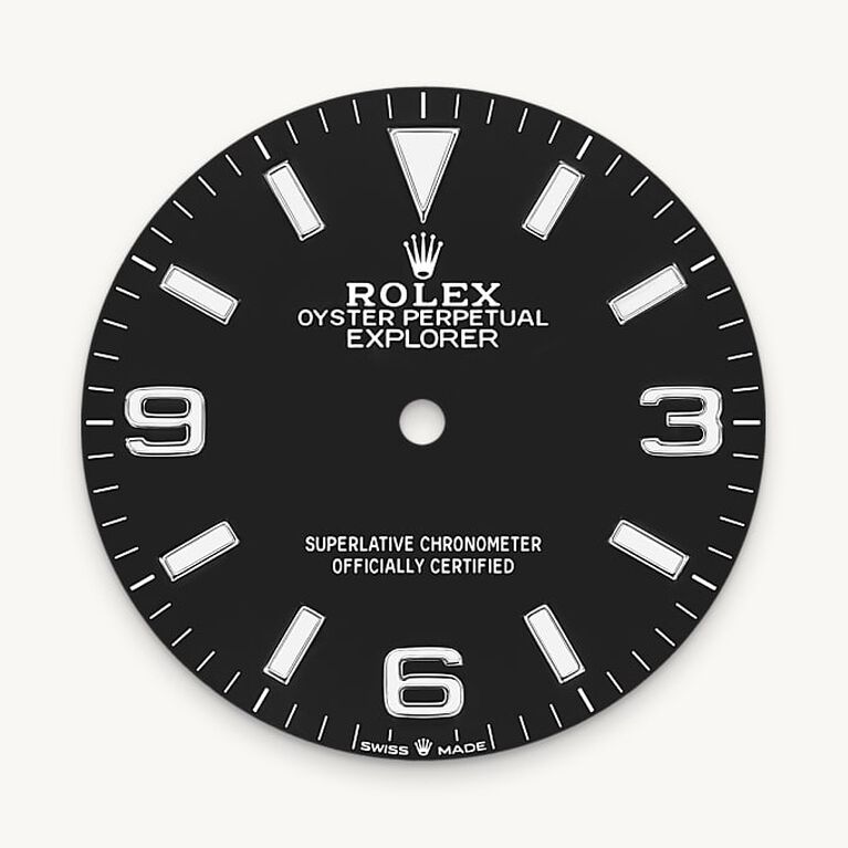 rolex explorer in oystersteel, m124270-0001 - black dial - ben bridge