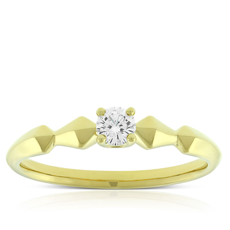 Jade Trau for Ben Bridge Signature Diamond Ring 18K image number 0