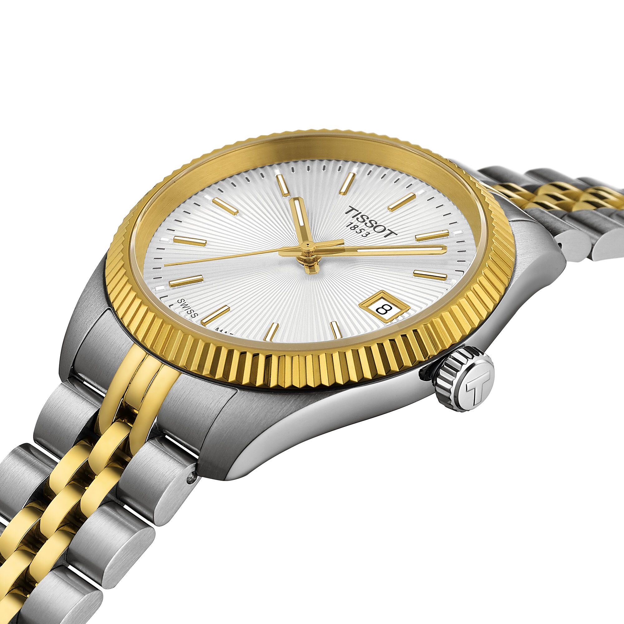 TISSOT Ballade Silver Dial Watch, 34mm