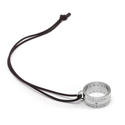 NOMOS Sundial Stainless Steel Ring, 19mm