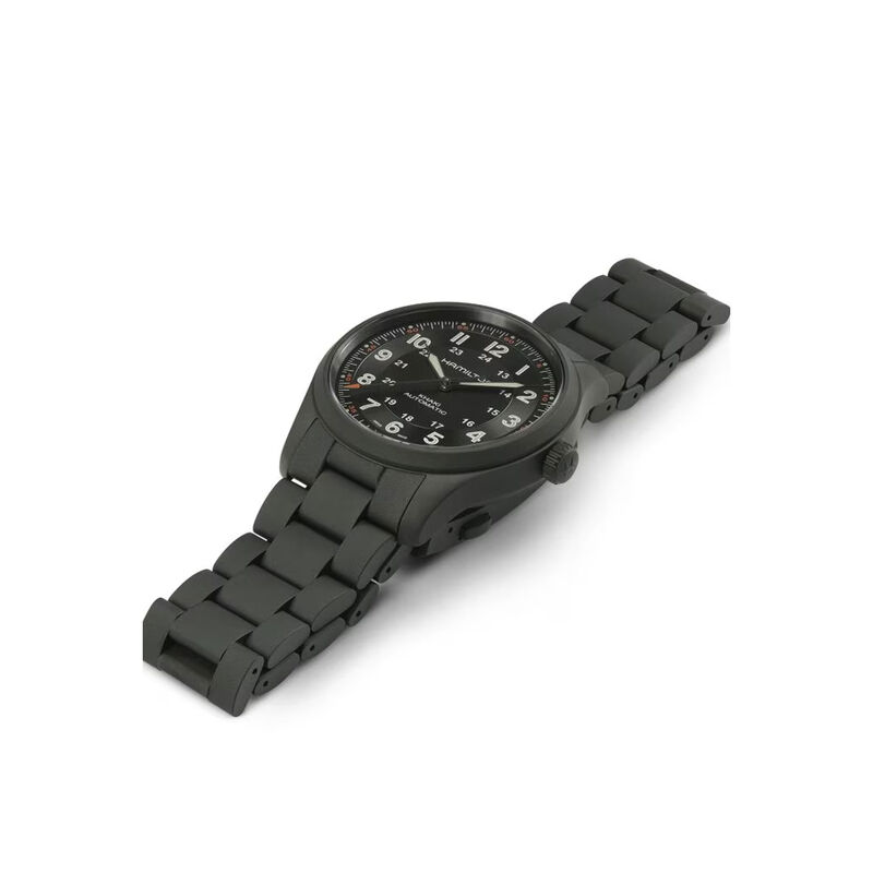 Hamilton Khaki Field Titanium Auto Black Dial Watch, 38mm image number 1