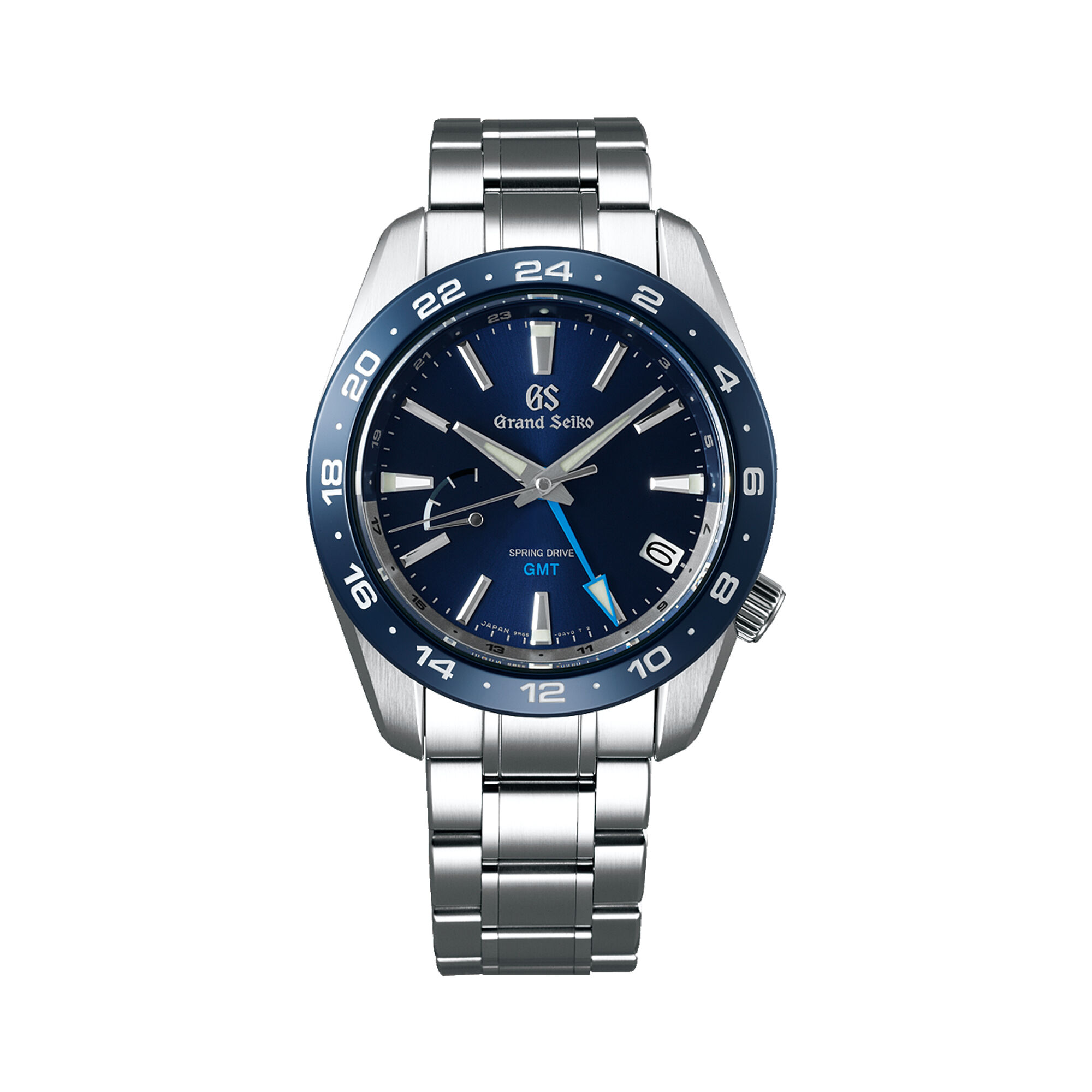 Grand Seiko Sport Collection Watch Blue Dial Steel Bracelet, 40.5