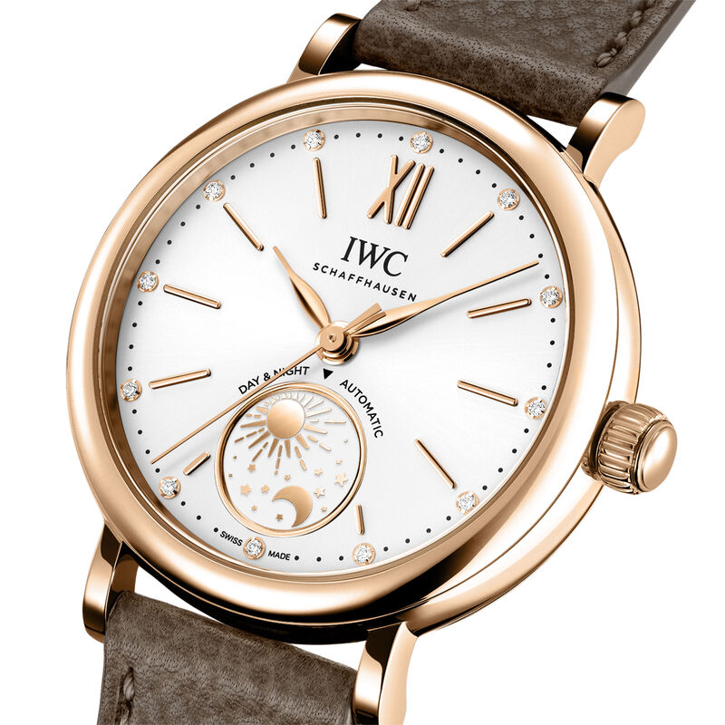 IWC Portofino Automatic Day & Night 34 Silver Dial Watch, 34mm image number 1