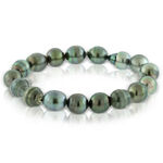 Cultured South Sea Tahitian Pearl Stretchy Bracelet