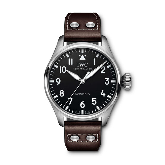 IWC Big Pilot's Watch 43 Black Dial Leather, 43mm