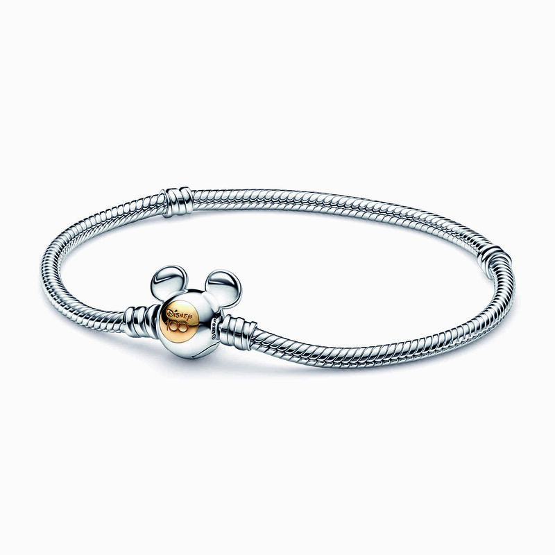 Pandora Disney 100th Anniversary Moments Snake Chain Bracelet image number 0