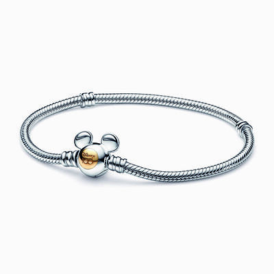 Pandora Disney 100th Anniversary Moments Snake Chain Bracelet