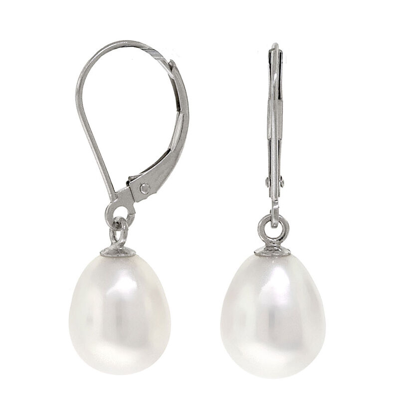 Freshwater Cultured Pearl Earrings 14K image number 0