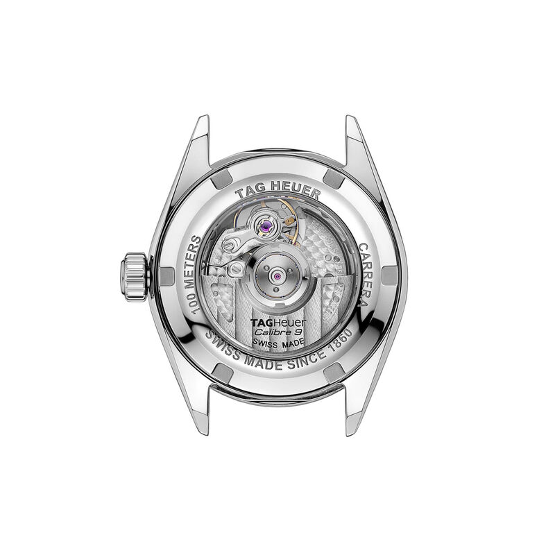 TAG Heuer Carrera Date Watch Mother of Pearl Dial Steel Bracelet, 29mm image number 5
