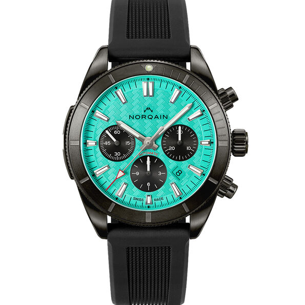 NORQAIN LIMITED EDITION Adventure Sport Chrono Cerulean Blue Dial Watch 44MM