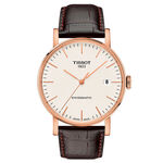 Tissot Everytime Swissmatic Rose PVD Silver Dial Watch, 40mm