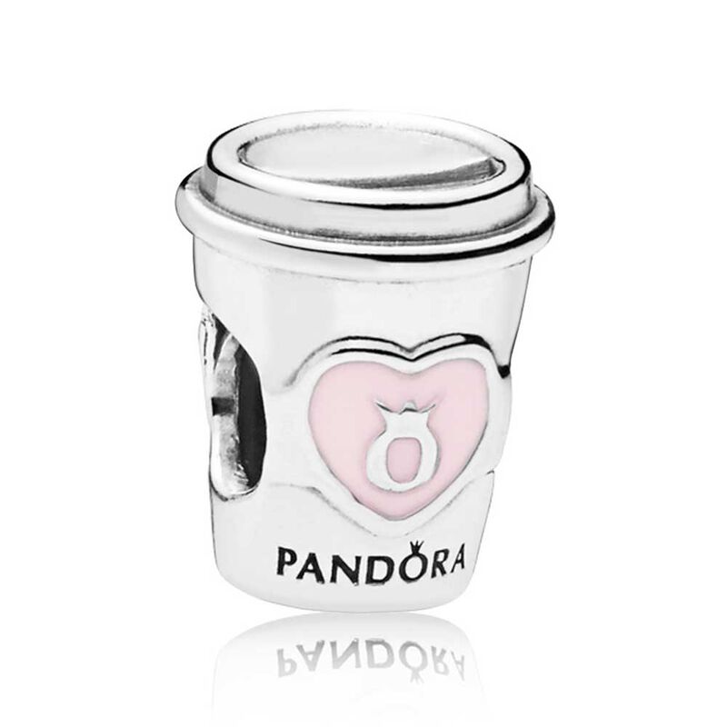 Pandora Drink to Go Enamel Charm image number 1