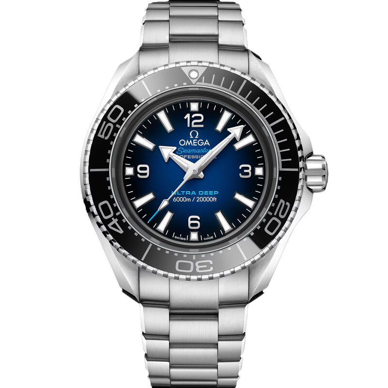 OMEGA Ultra Deep Seamaster Planet Ocean 6000M Steel Blue Dial Watch, 44mm image number 0