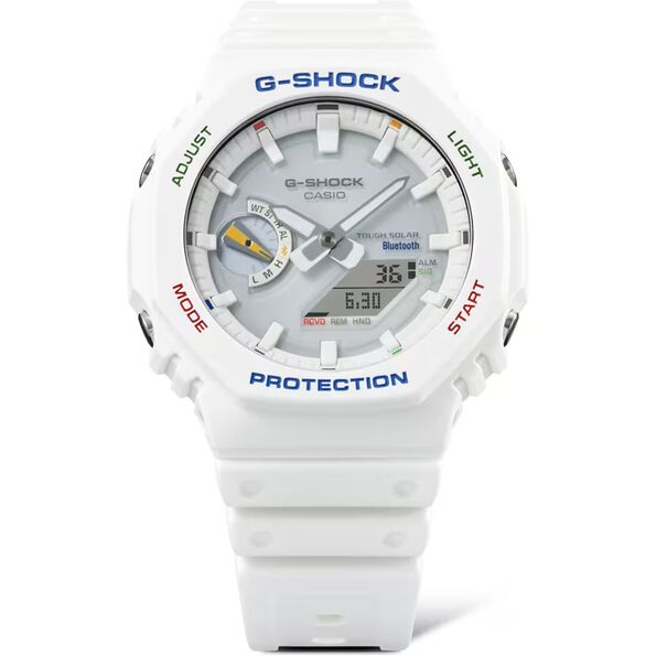 G-Shock GAB2100FC-7A Multi Color Oak White Dial, 45.4mm