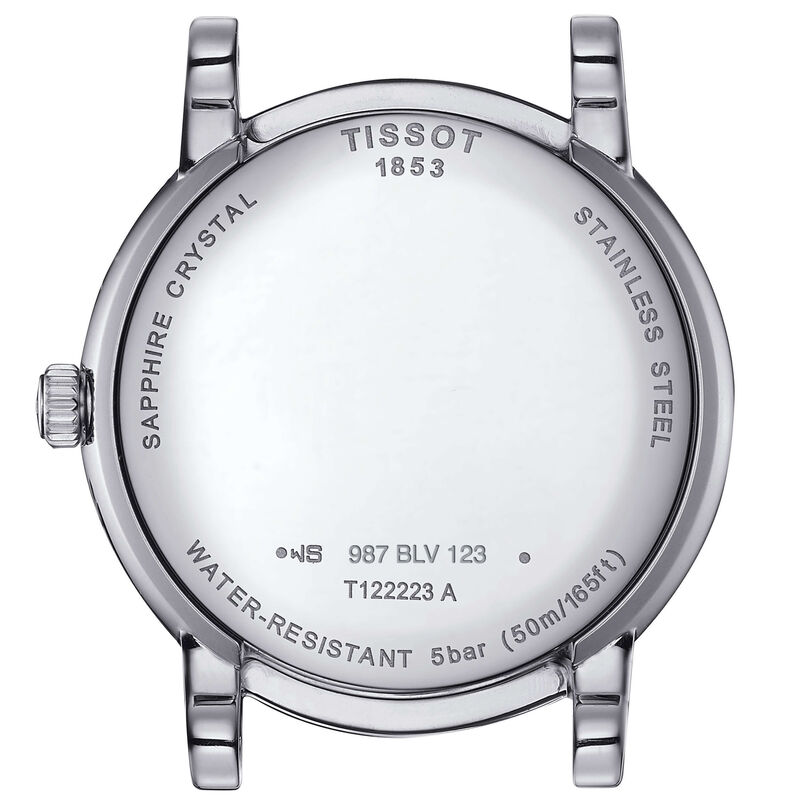 Tissot Carson Premium Lady Moonphase Silver Steel Watch, 32mm image number 3