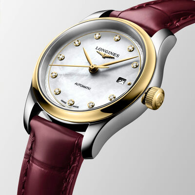 Longines Master Collection White Dial Watch, 30mm