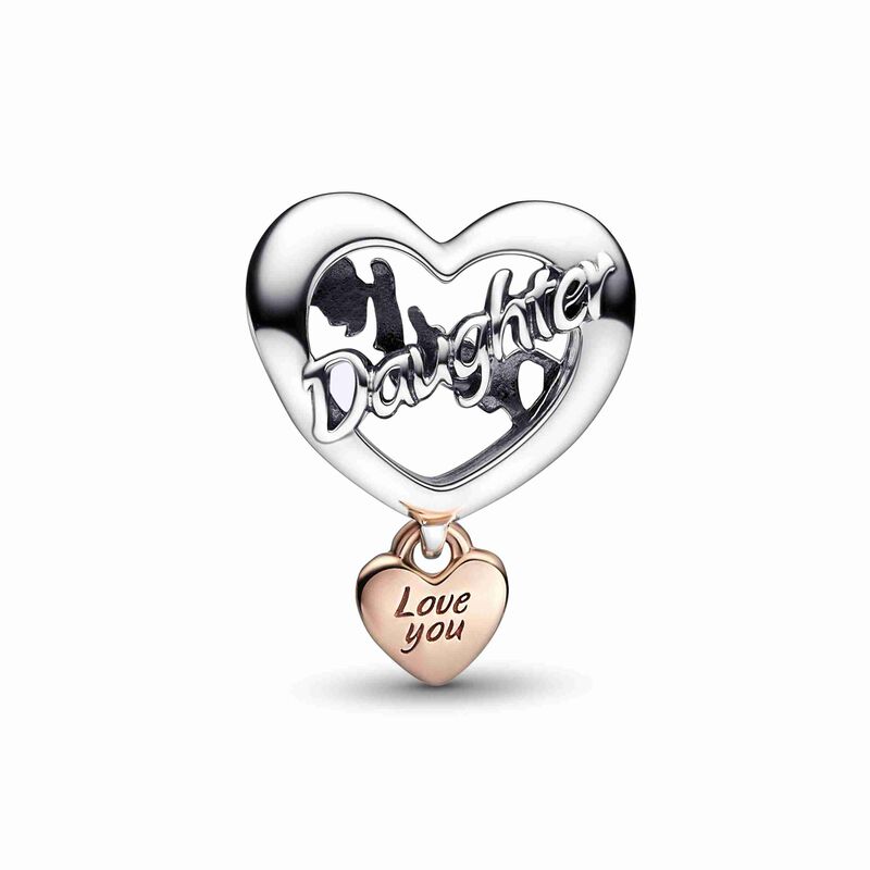 Pandora Love You Daughter Heart Charm image number 1