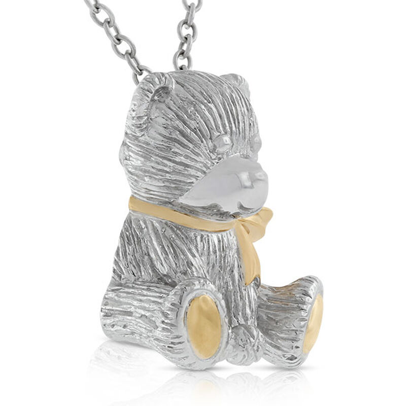 2015 Benny Bear Pendant in Sterling Silver image number 4