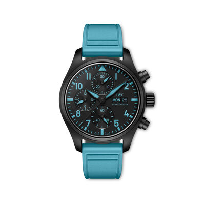 IWC Pilot's Watch Chronograph George Russell Black Dial Watch, 41.9mm