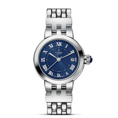 TUDOR Clair de Rose Blue Dial Watch, 26mm
