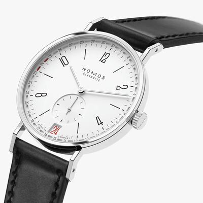 NOMOS Angente 2date White Dial Watch, 37.5mm