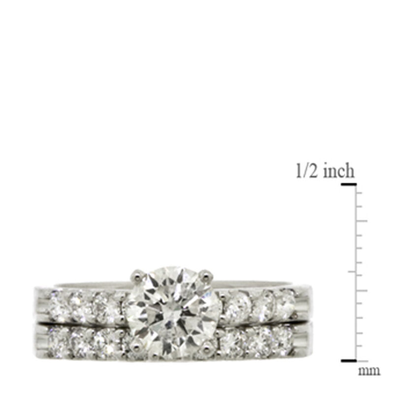 Diamond Bridal Set 14K image number 3