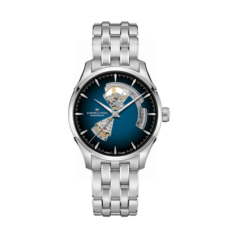 Hamilton Jazzmaster Open Heart Auto Blue Dial Watch, 40mm image number 0