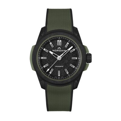 NORQAIN Wild ONE Khaki Black Dial Watch, 42mm