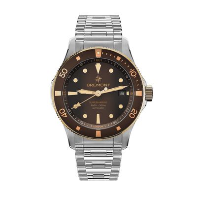 Bremont Supermarine 300M Date, Bi-Colour Brown dial watch, 40mm