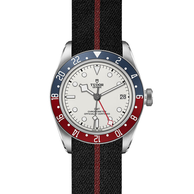 TUDOR Black Bay 41 GMT Automatic Chronometer Opaline Dial Men's Watch, 41mm image number 1