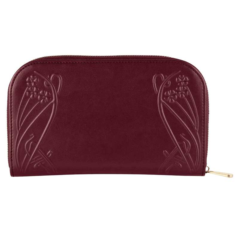 WOLF X LIBERTY Ianthe Travel Jewelry Portfolio - Burgundy image number 1
